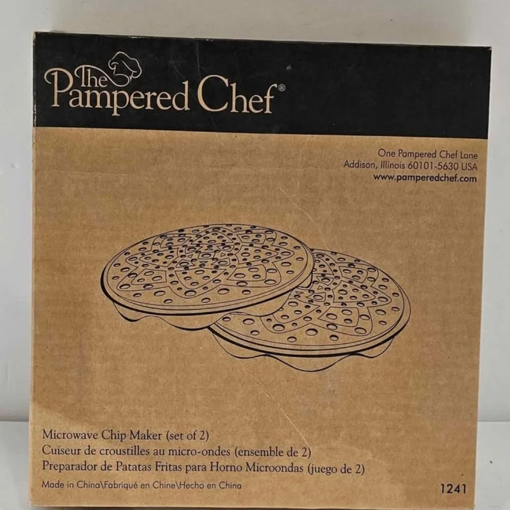 Pampered Chef Microwave Chip Maker Set